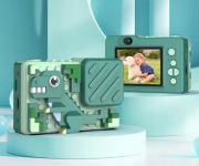 APARAT FOTOGRAFICZNY CYFROWY DLA DZIECI 40Mpx KAMERA SELFIE GRY+KARTA 32GB