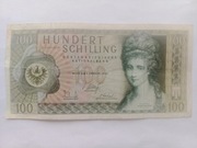 banknot 100 szylingów 1969