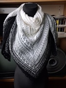 Chusta szydełkowa ombre 