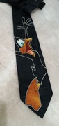 Czarny krawat LOONEY TUNES 