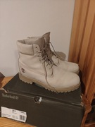 Buty Timberland Premium 6 inch r. 44,5 28,5cm szare Light Taupe nubuck