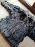 PIEKNA KURTKA LIS NATURALNY + SKÓRA  R. 42 44 46