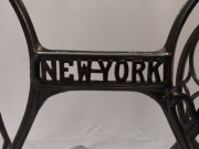 NOGI OD MASZYNY DO SZYCIA NEW YORK SINGER ODNOWIONE CZARNY MAT