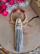 Aniołek Anioł stróż makrama zawieszka Kochanym Rodzicom