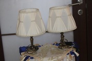 2 bliźniacze lampki secesyjne, świetny stan