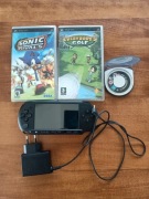 Konsola Sony PSP Street E1004 Komplet 70 Gier! Sonic, WWE, Golf