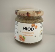 Miód z orzechami włoskimi 250 g 