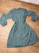 Sisters Point Zielona sukienka w kropki L