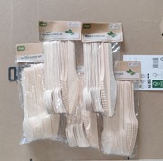 Sztućce drewniane jednorazowe 24 sztuki 