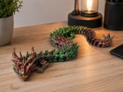 Smok 3d, zabawka antystresowa fajna do zabaw lub na prezent