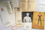 Stare programy teatralne z lat 60-tych XX w.