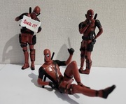 Figurki Deadpool Marvel zestaw 3 sztuki wysyłka od ręki