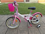 rower dla dziewczynki marki Btwin 500 koła 16
