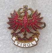 Odznaka ''TIROL'' (Orzeł tyrolski) do typowych tyrolskich kapeluszy Austria