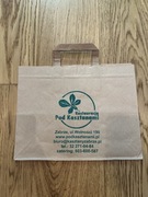 Torba reklamowa Restauracja pod Kasztanami Zabrze, papierowa