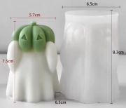 DUSZEK Dyniowy forma silikonowa 8.3*6.5 do odlewów Świec Mydła Gipsu 