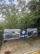 Baner BMW o wymiarach 180x45 / M2 E90 E60 F10 X3 X5 X6 E87 E36 E30 E46