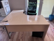 Biurko narożne 140x140x60x60 jasne