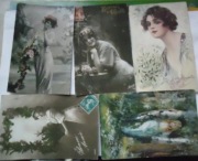 5xPrzedwojenne Damy, Kobiety Wampy Kusicielki-1920