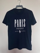 Koszulka Polo Ralph Lauren "Paris France" granatowa custom slim fit