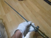 Ciekawy Długi Bagnet , Oryginał 100 %, Super Stan !