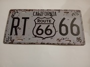Tablica rejestracyjna do powieszenia drewno California Route 66 29,5x14,5cm
