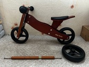 Prezent na Roczek dla Chłopca Rowerek Biegowy Trójkołowy Drewniany + Imię