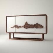 Komoda naturalne drewno zywica 