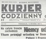 Kurjer Codzienny - 18 września 1939