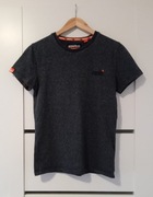 T-shirt męski Superdry Orange Label Vintage Embroidery ciemnoszary rozm. XS