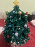 Stroik- Choinka z drucików kreatywnych