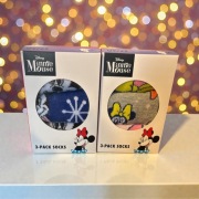 2x trzypak (6 par) bawełnianych skarpetek dla dziewczynki