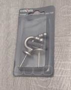 Mini hak Colours chrom mat do upinania zasłon 2szt