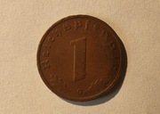 Niemcy - Trzecia Rzesza 1 reichsfenig, 1938 r. „G” - Karlsruhe (S150)