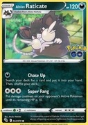 Pokemon TCG - Alolan Raticate (PGO042) Pokemon GO