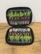 Zestaw przynęt spinningowych – 16 sztuk – NOWE