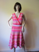 LILI SIDONIO MOLLY BRACKEN kolorowa dzianinowa sukienka letnia_ L