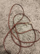 Kabel telefoniczny RJ 11 wiśniowy 2m