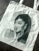 Torba bawełniana torebka tote bag bawełna Ariana Grande 
