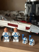 Lego Star wars figurki clone trooper officer 501st sw12