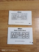 Nikon MF-26 instrukcja obsługi oryginal