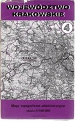 Województwo  krakowskie mapa topograficzna