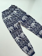 Spodnie dziecięce słonie alladynki haremki boho Tajlandia 134