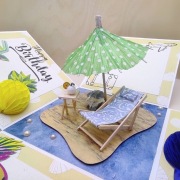 Tropical island - urodzinowy exploding box #2