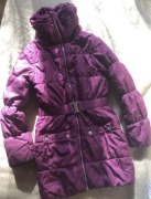 H&M długaaaa kurtka dla dziewczynki 140