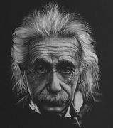 Albert Einstein Obraz ręcznie rzeźbiony... Grawer