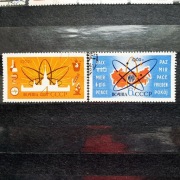 ZSRR Mi.Nr. 2638-2639 1962r.  Energia jądrowa dla dobra świata