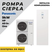 Pompa Ciepła Panasonic HP 9kw AiO z montażem 