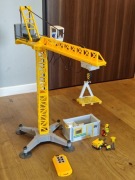 Dźwig żuraw Playmobil + dodatki