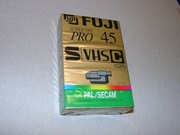 Kaseta SUPER VHS-C FUJI PRO 45 - unikat